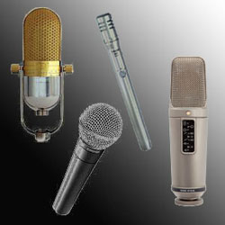 different types of microphone