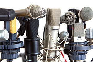 Different kinds of microphones